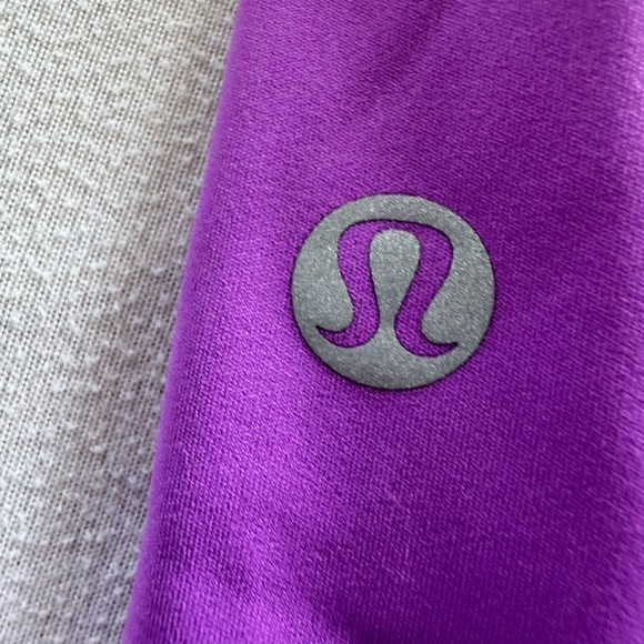 Lululemon Womens Leggings Size 6 Purple Base Pace High-Rise Crop 23" 016-A - Picture 5 of 5